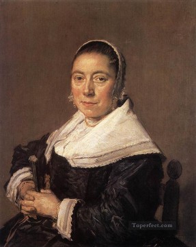 フランス・ハルス Painting - マリア・ヴェラッティと思われる座る女性の肖像 オランダ黄金時代 フランス・ハルス